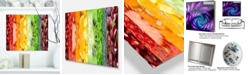 Design Art Designart 'Fruits Berries And Vegie Collage' Floral Metal Wall Art - 20" X 12"